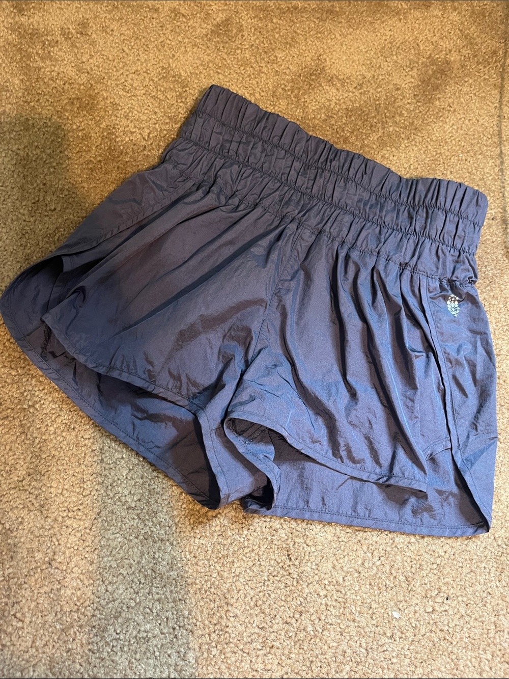 FP Movement by Free People High-Rise Athletic Shorts in Slate